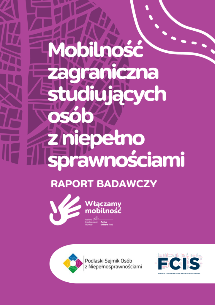 Okładka raportu z logotypami projektu i realizatorów